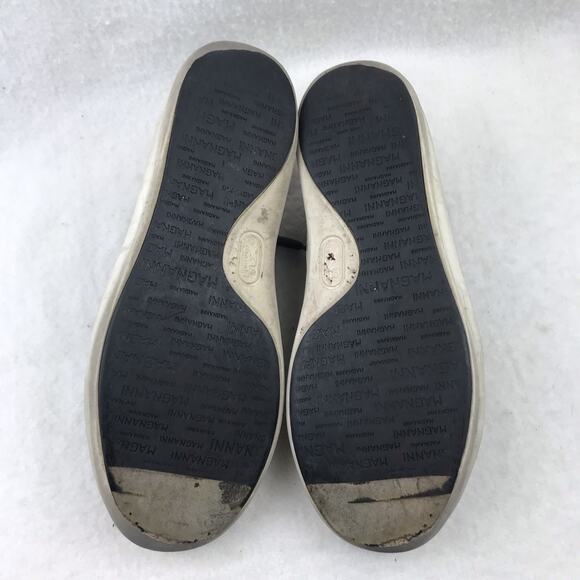 Magnanni Men's Distressed Leather Low-Top  17961 Brando Fashion Sneaker Size 8? - Picture 8 of 9